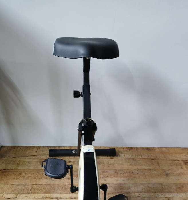 Ergodeskbike bureaufiets, zwart/wit, verrijdbaar