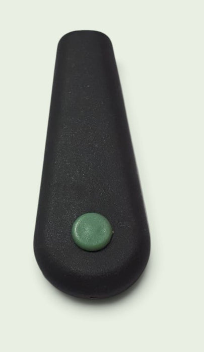 HAG pal, zwart, groen knopje