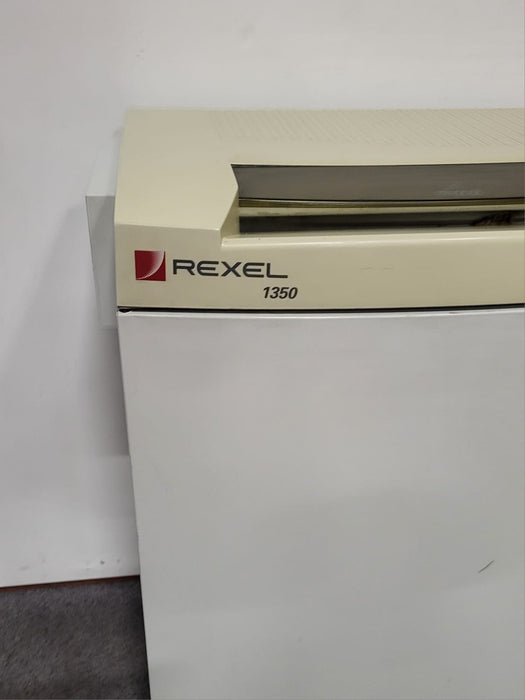 Rexel 1350 S3 papiervernietiger, grijs/wit, 67 x 45 x 85 cm