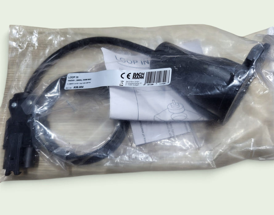 Bachmann Loop In, kabeldoorvoer, zwart