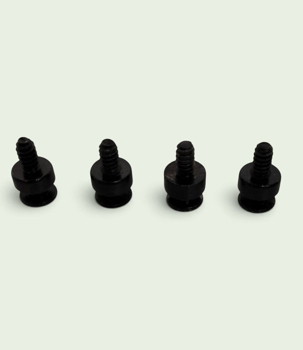 Ahrend 500 borstschroef voor Trespa, zwart staal, set van 4