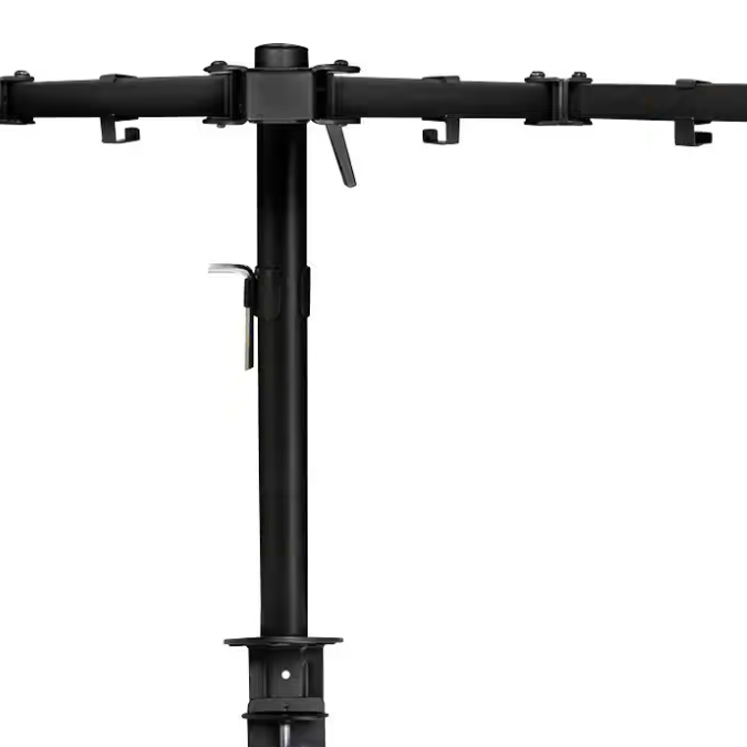 ACT AC8302 dubbele monitorarm, zwart