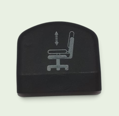 Comforto stelknopje hoogte, zwart