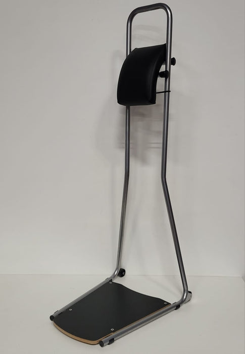 Stand4Work, sta stoel. zwart / chroom, hoogte 142 cm