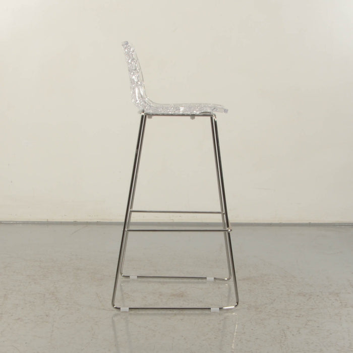 IGAP Spider barkruk, transparant, B x D x H 41 x 41 x 98 cm