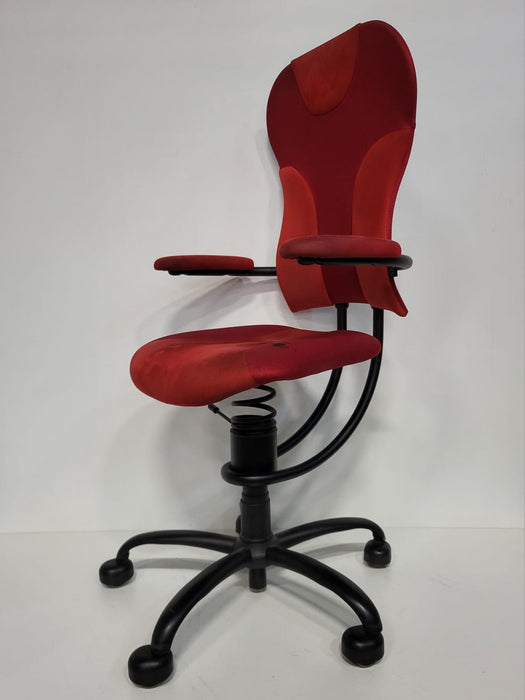 Spinalis Spider Ergonomische bureaustoel, rood