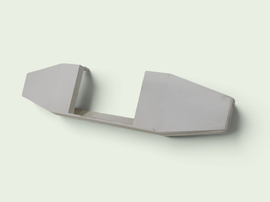 Lensvelt kapje bureaupoot, kunsstof wit, 22 x 5 cm