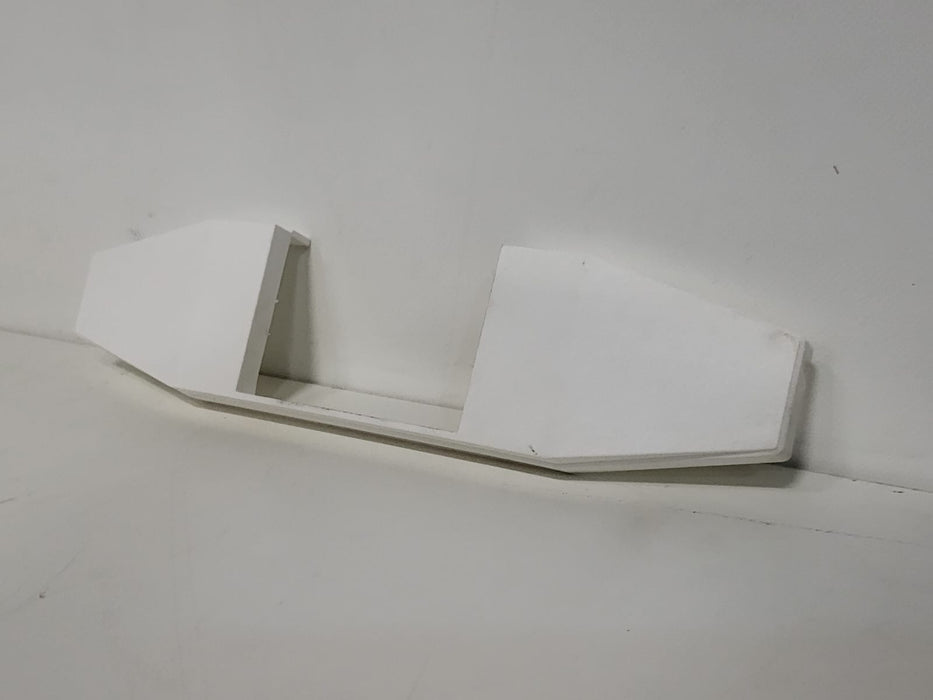Lensvelt kapje bureaupoot, kunsstof wit, 22 x 5 cm