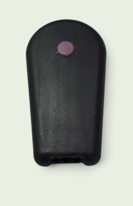 HAG pal, zwart, roze knopje