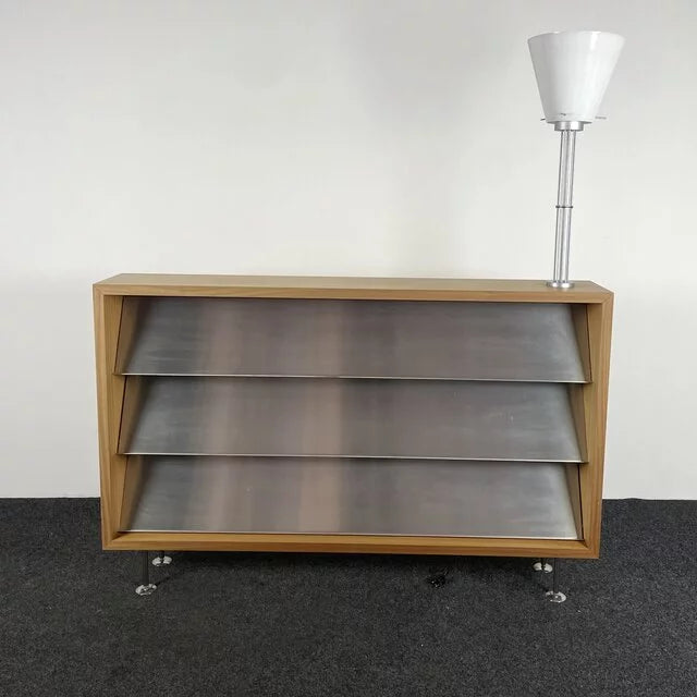 Folderkast met lamp, 115 x 18 x 30 cm