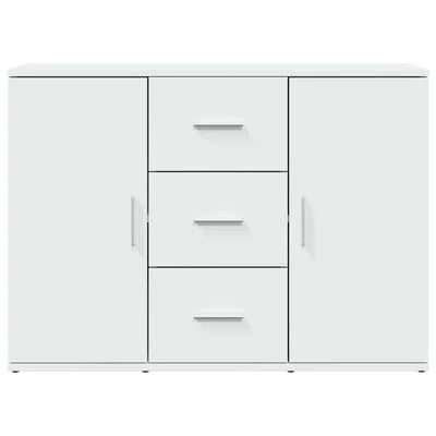 VidaXL Dressoir, wit, 90,5 x 29,5 x 65 cm