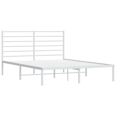 VidaXL bedframe, wit, 120 x 200 cm