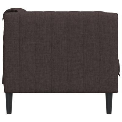 VidaXL sofa, stof donkerbruin, 69 x 76,5 x 74,5 cm