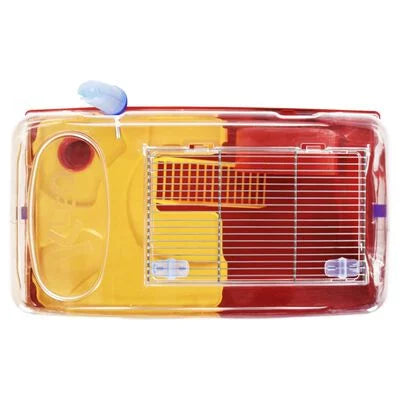 VidaXL hamsterkooi, rood, 57 x 33 x 26 cm