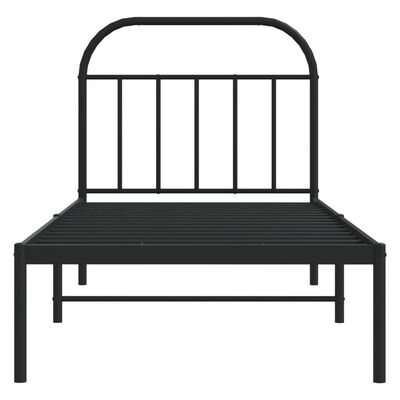 VidaXL bedframe, zwart, 90 x 200 cm