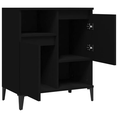 VidaXL Dressoir, zwart, 60 x 35 x 70 cm