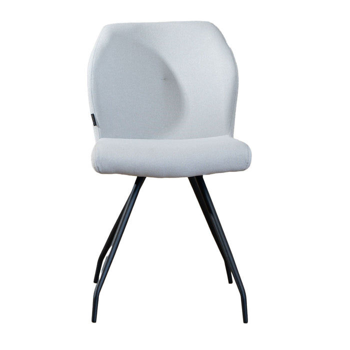 Bronx71 Aurora stoel, lichtgrijs, B x H 48 x 86 cm