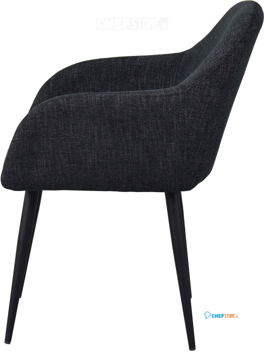 Essentials Rodeo Armstoel, Antraciet, B x H 60 x 81 cm