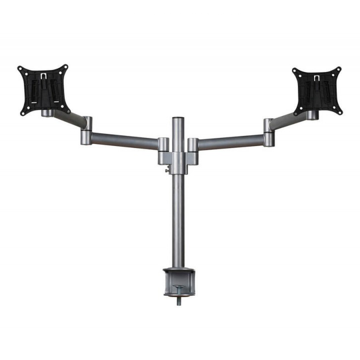Monitorarm Pro voor 2 schermen Aluminium (Nieuw)