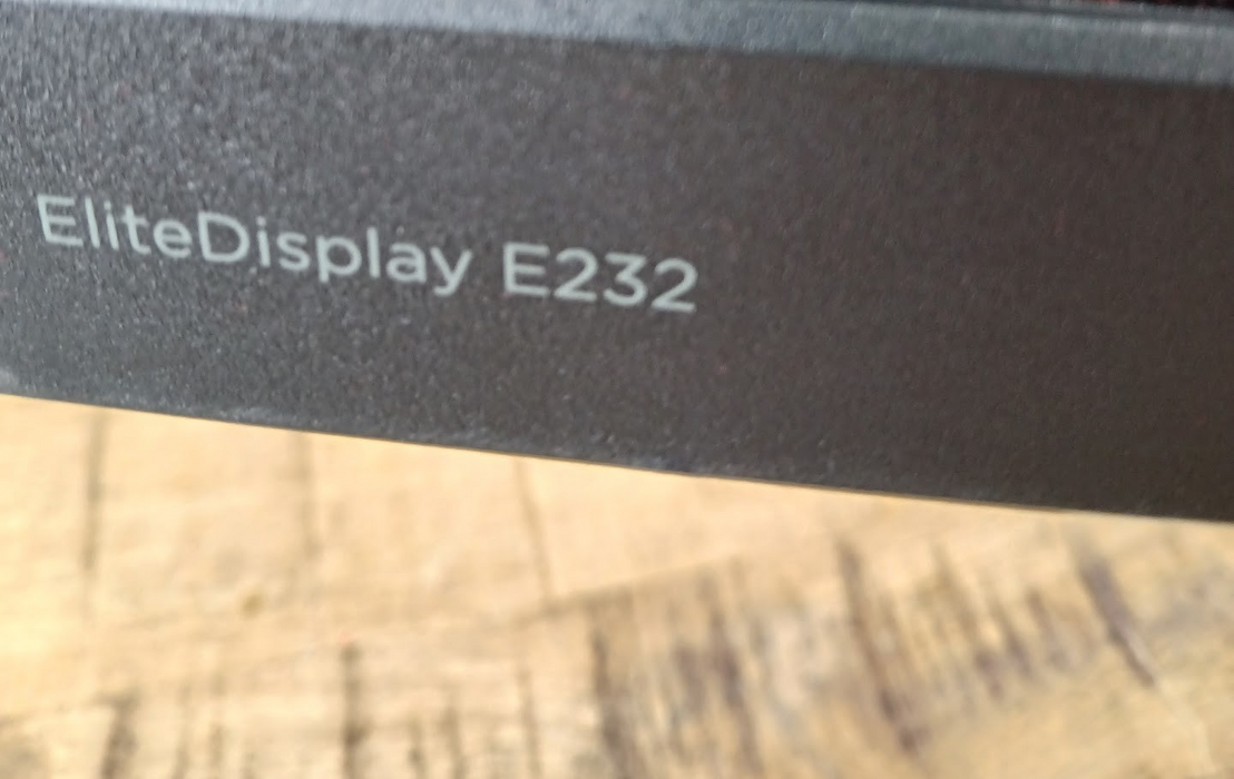 HP EliteDisplay E232 23 # monitor, zwart
