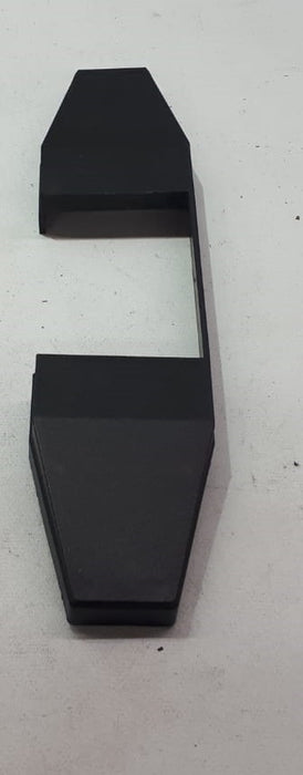 Lensvelt kapje bureaupoot, zwart, 22 x 5 cm