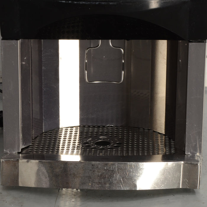 Autonumis melkdispenser, zwart/zilver, 81 x 36 x 48 cm