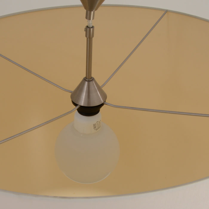 Hanglamp, gebroken wit, rond, 60 x 60 cm ø