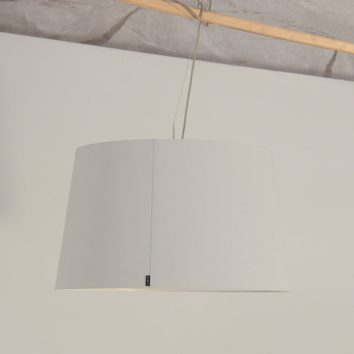 Vibia hanglamp, conisch, gebroken wit, 40 x 65 cm ø