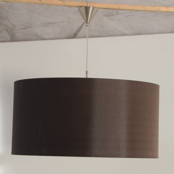 Hanglamp, bruin, 40 x 80 cm ø, stof