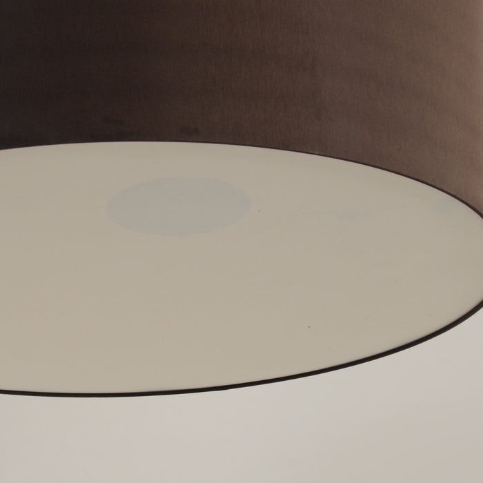 Hanglamp, bruin, 40 x 80 cm ø, stof