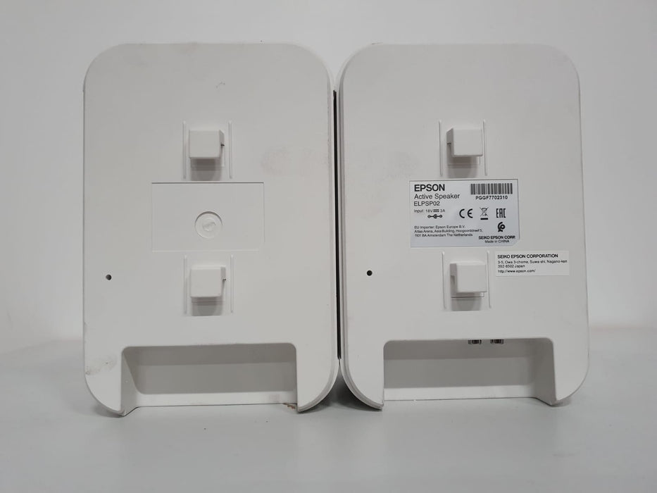 Epson speakers, wit, 15 x 13 x 23 cm, set van 2