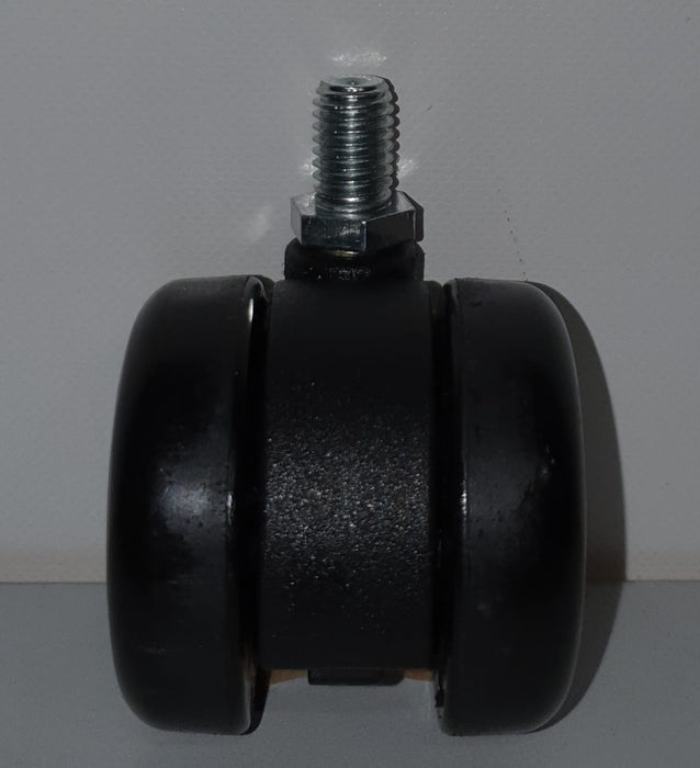 Meubel zwenkwiel, ongeremd, zwart, diameter 50 cm, M8x15 mm