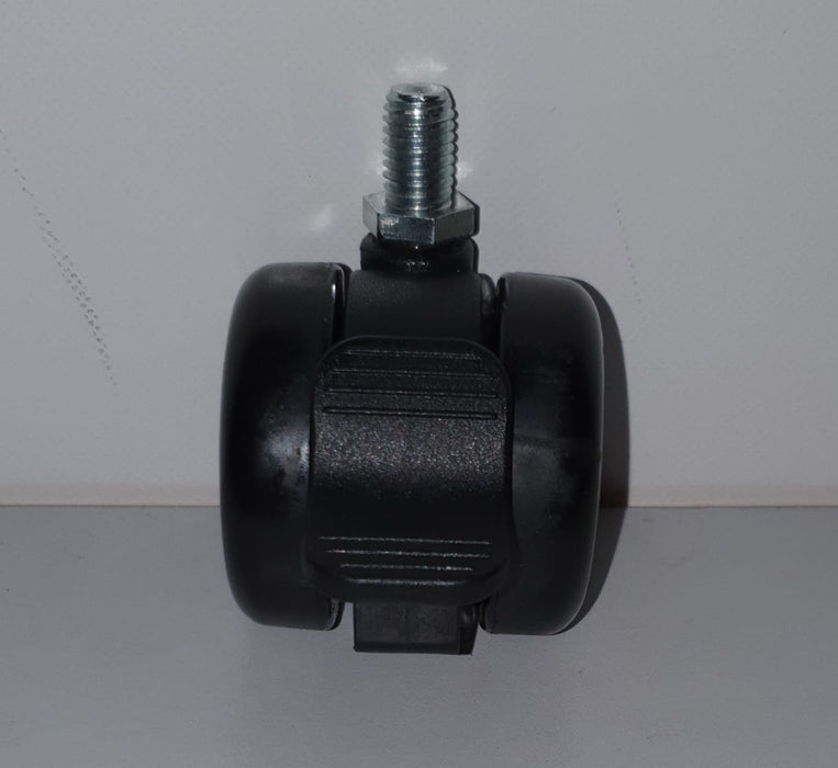 Meubel zwenkwiel, geremd, zwart, diameter 50 cm, M8x15 mm