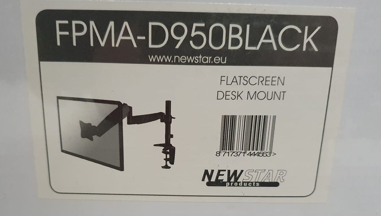 Newstar FPMA-D950 monitorarm, zwart, nieuw