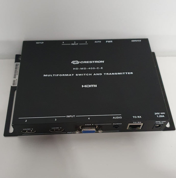 Creston HD-MD-400-C-E switcher, zwart