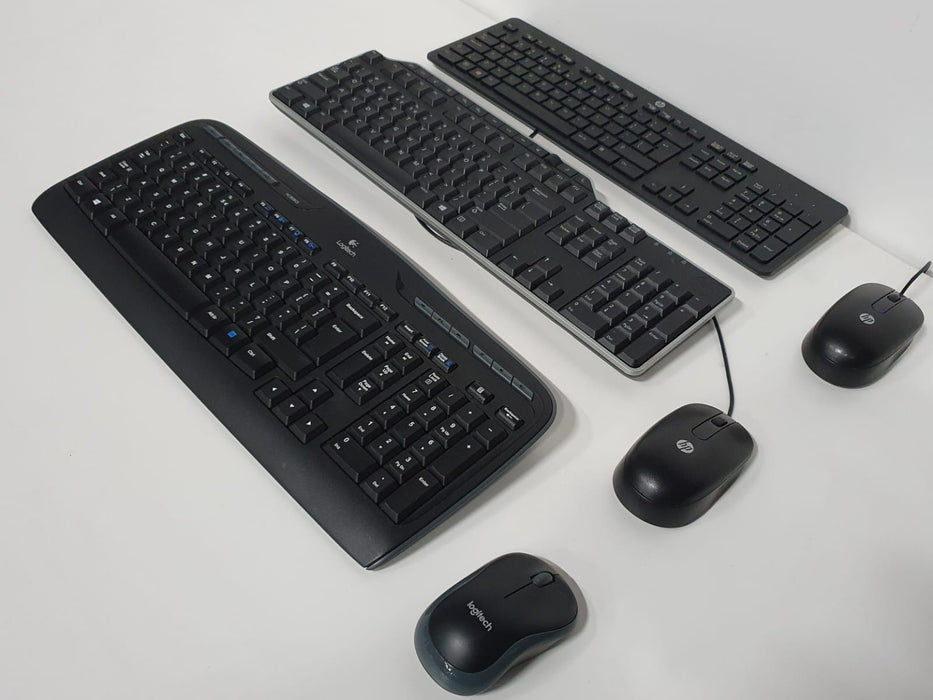 Diverse soorten en merken computer muizen, zwart, per stuk