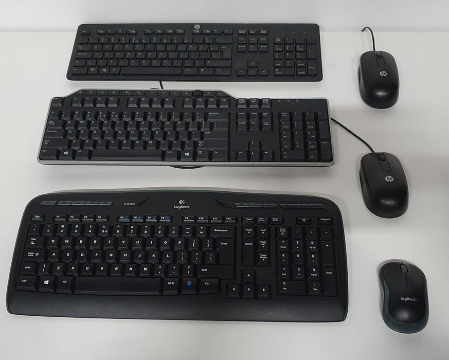 Diverse soorten en merken toetsenborden, zwart, per stuk